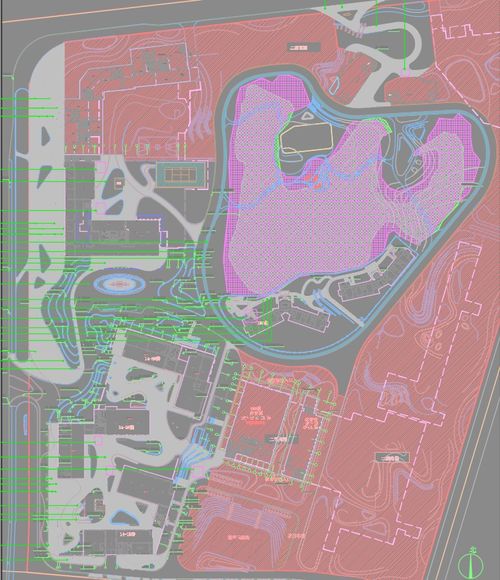 某科技產業中心室外景觀施工圖免費下載 園林綠化及施工